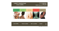 Desktop Screenshot of la-chiropratique.com