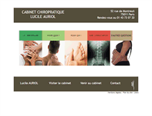 Tablet Screenshot of la-chiropratique.com
